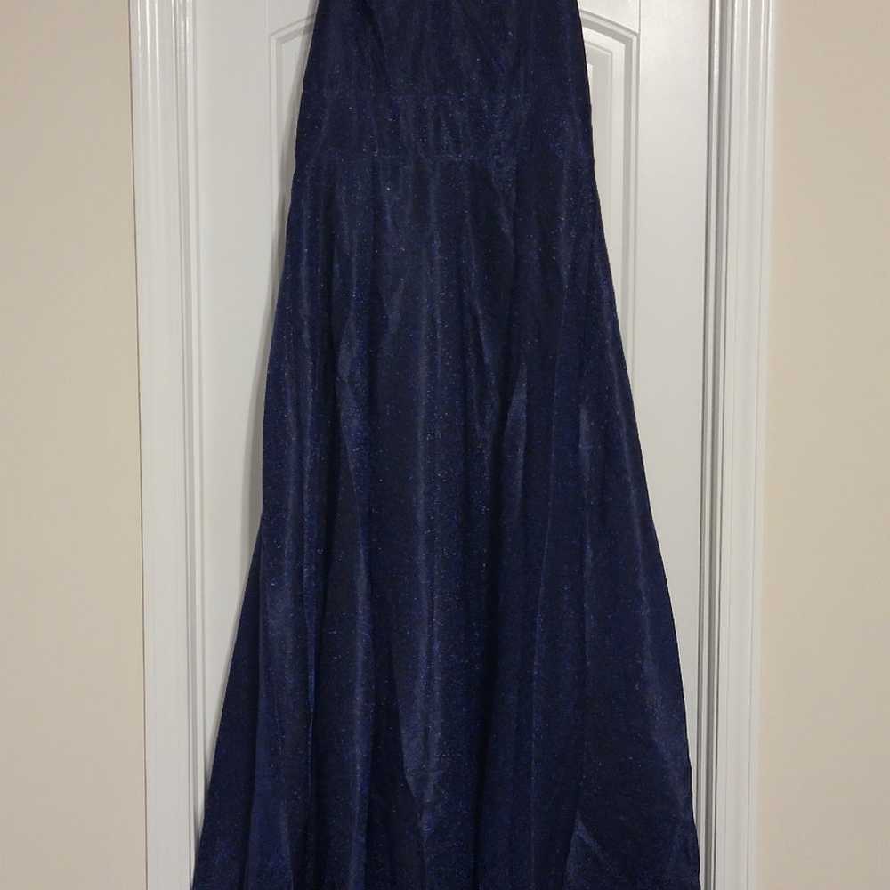 Maxi Navy Blue Dress - image 3