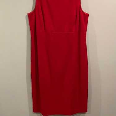 Rafaella Red Slimming Sheath Dress Sz 16