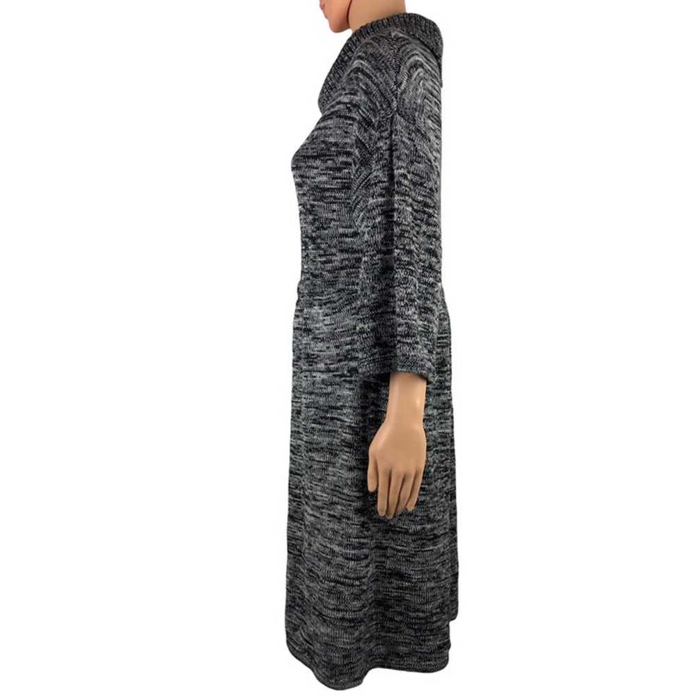 Eliza J Womens XL Dress Sweater Gray Heathered Me… - image 3