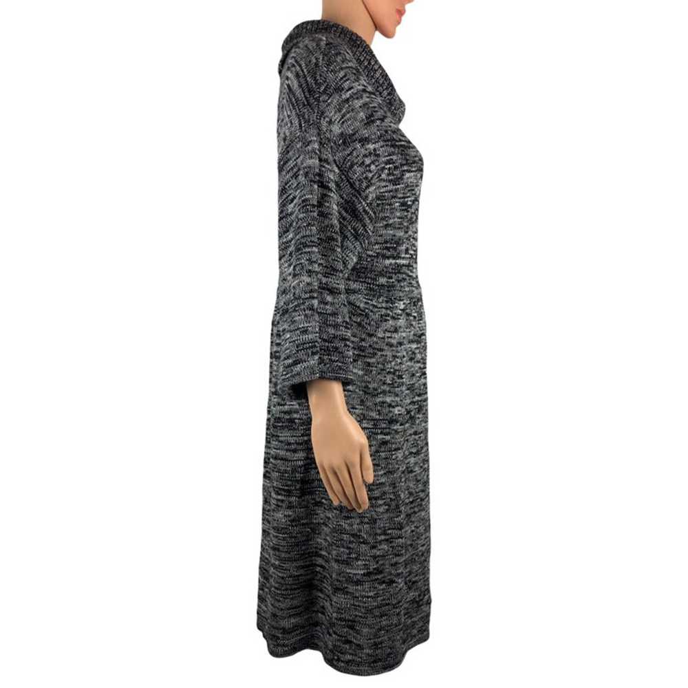 Eliza J Womens XL Dress Sweater Gray Heathered Me… - image 5