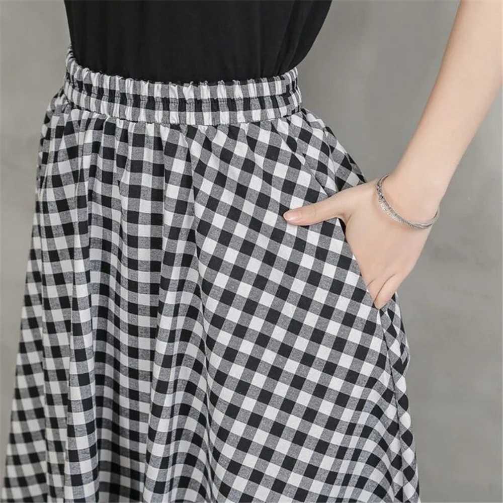 Elegant Office Ladies Wark Plaid HY021222 - image 1