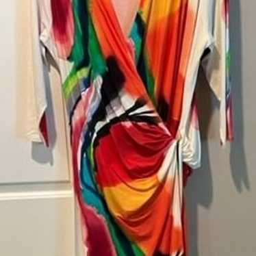 Josie Natori Wrap Dress Size XL