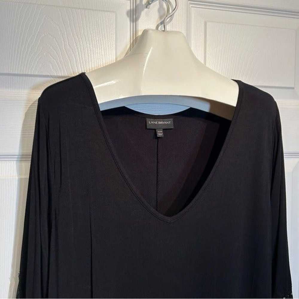 Lane Bryant Long Sleeve Lace Detail Dress - image 2