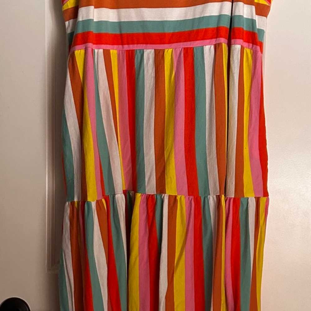 J Crew Rainbow Striped Maxi - image 3