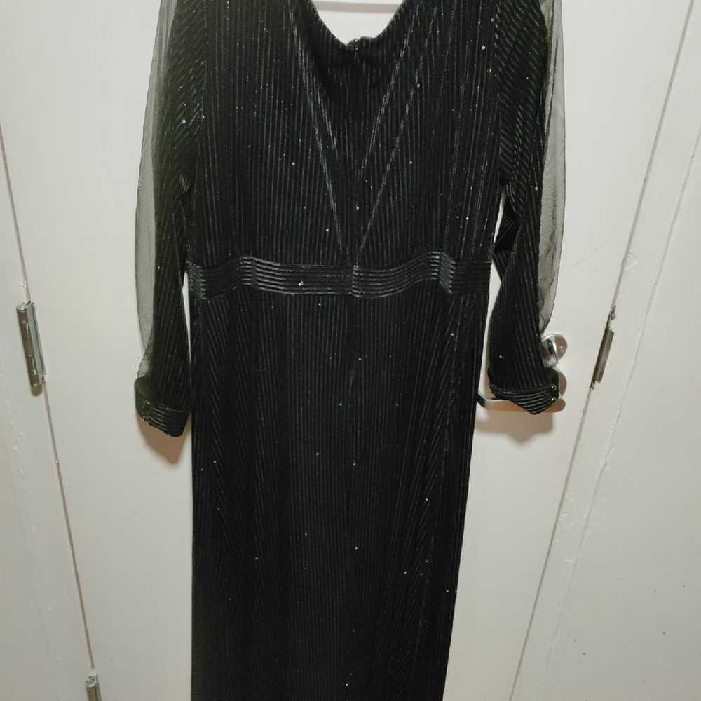 Black Velvet Dress - image 2