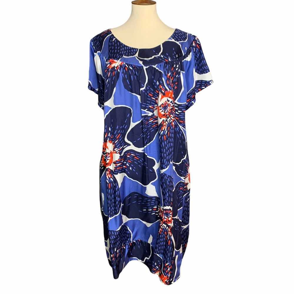 Victor Alfaro silk t-shirt dress, 20W - image 8