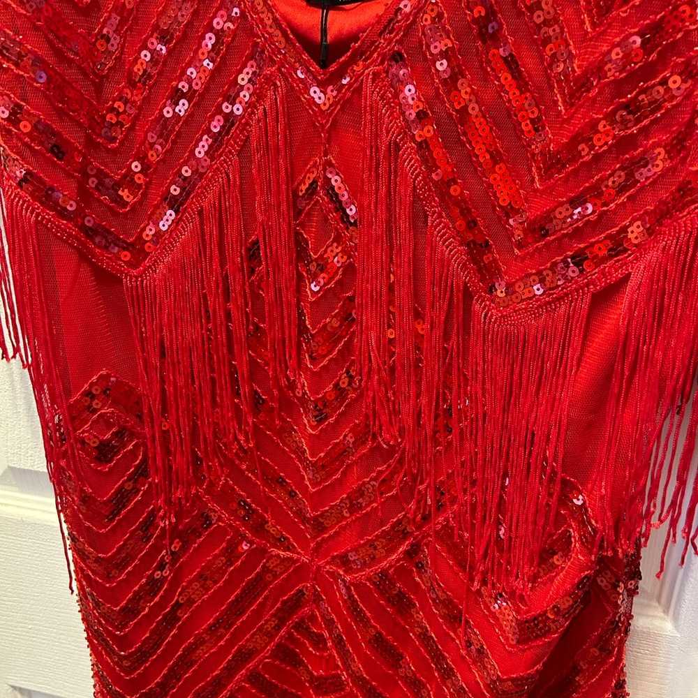 Nwt red formal dress - image 2