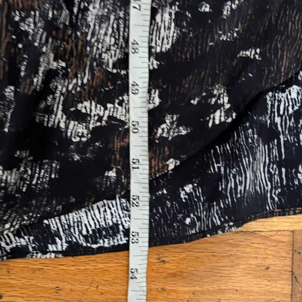 City Chic size XXL/24 black patterned maxi dress - image 10