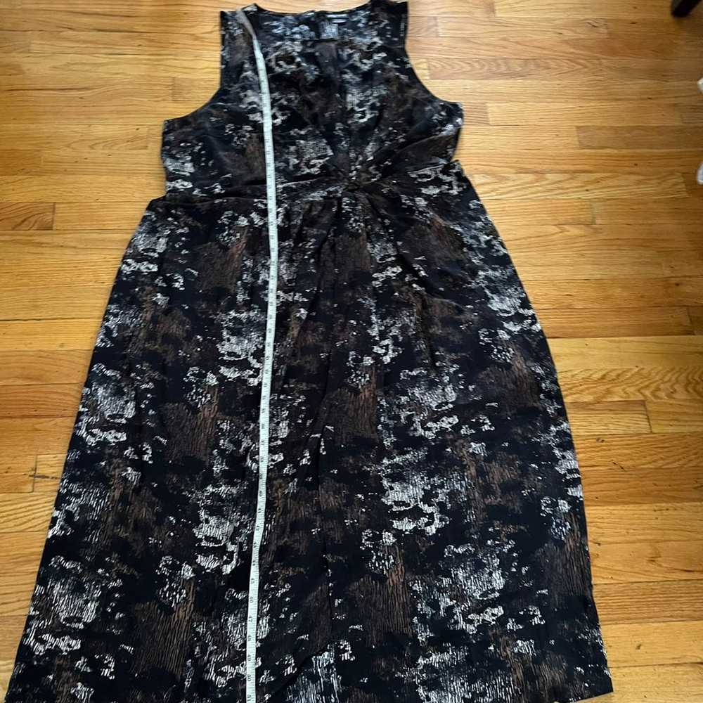 City Chic size XXL/24 black patterned maxi dress - image 11