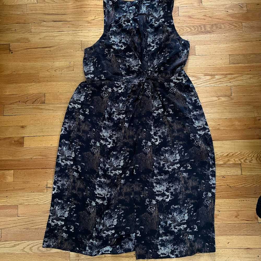 City Chic size XXL/24 black patterned maxi dress - image 5