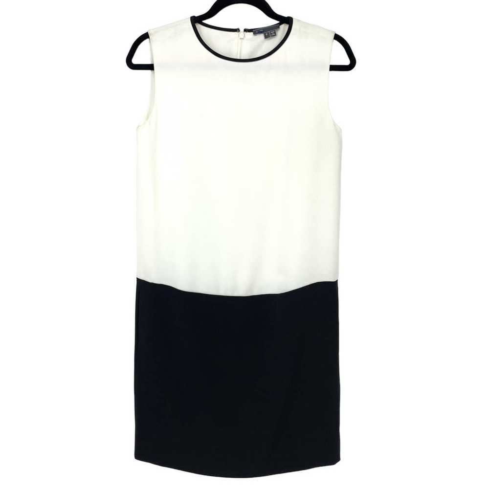 VINCE Womens Size 0 Sleeveless Shift Dress Black … - image 1