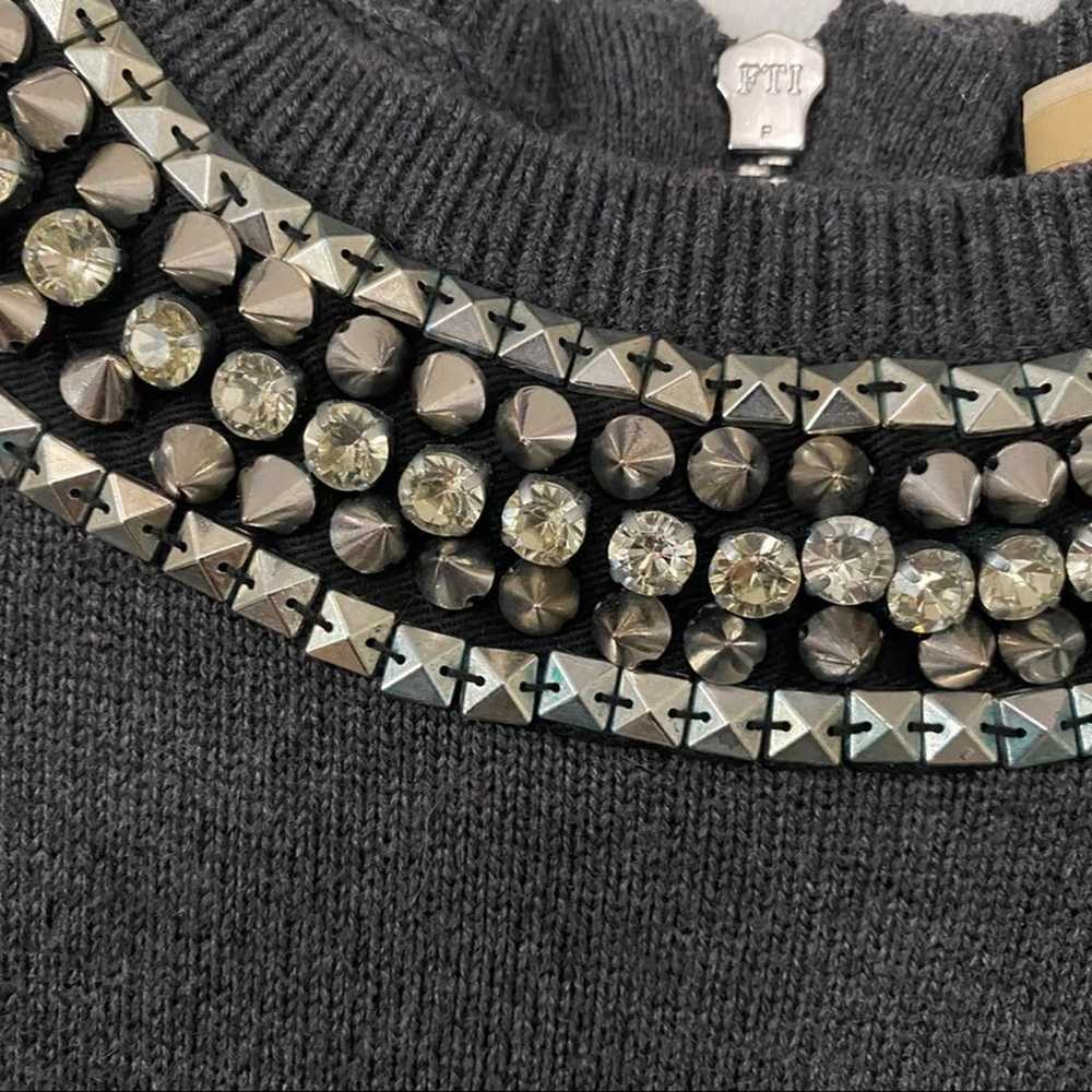 Michael Kors Embellished Neck Sweater Dress - image 10