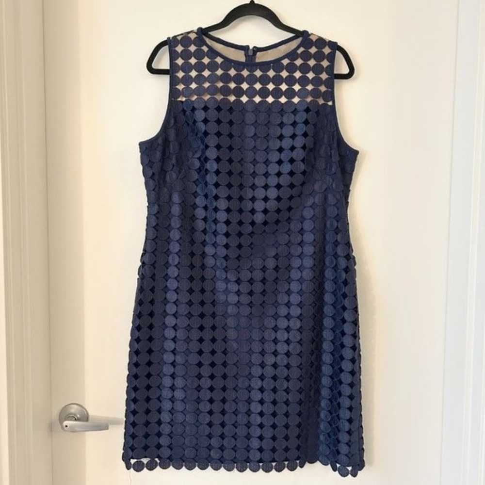 Lauren Ralph Lauren Geometric Lace Sheath Dress N… - image 2