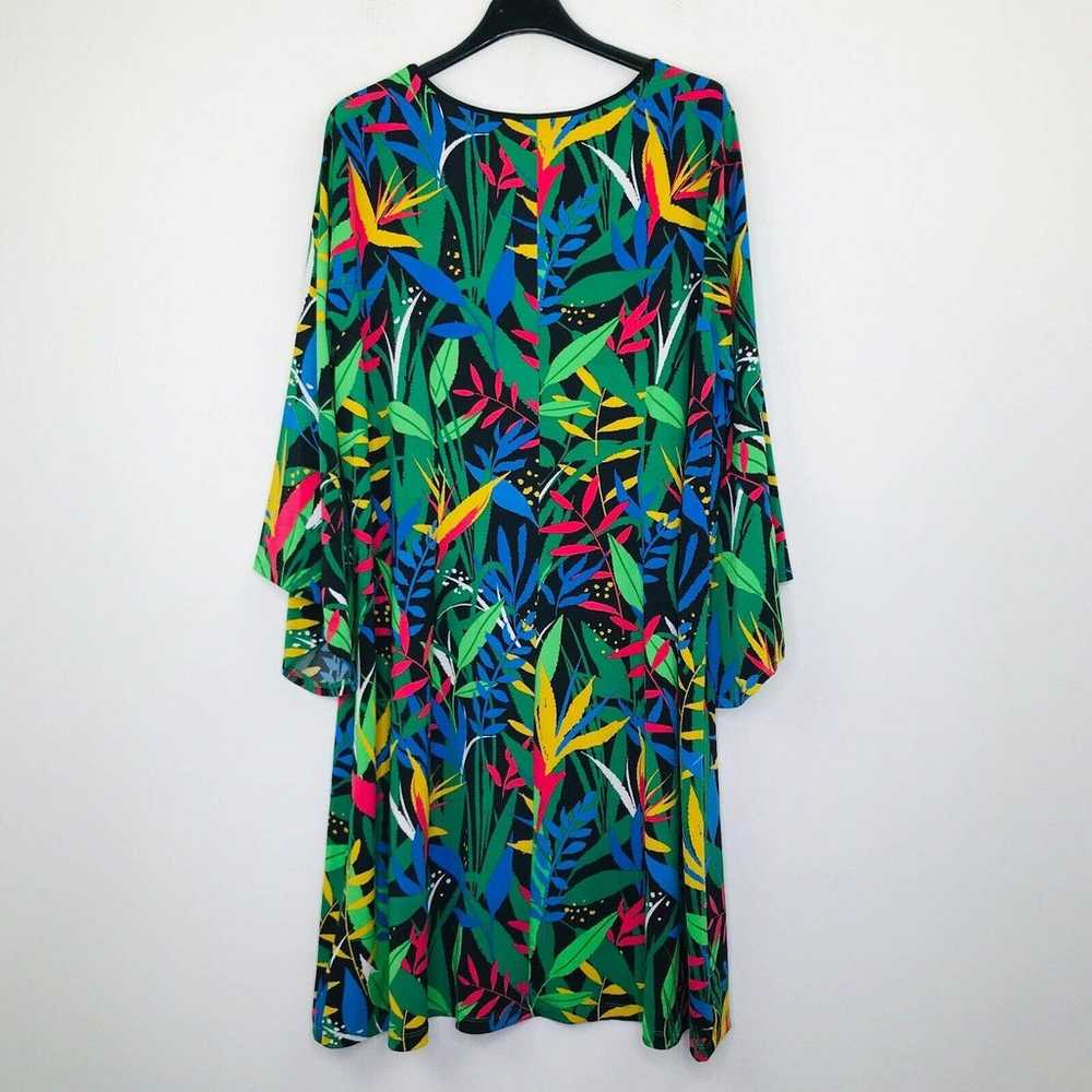 Bob Mackie XL Dress Multicolor Tropical Paradise … - image 6