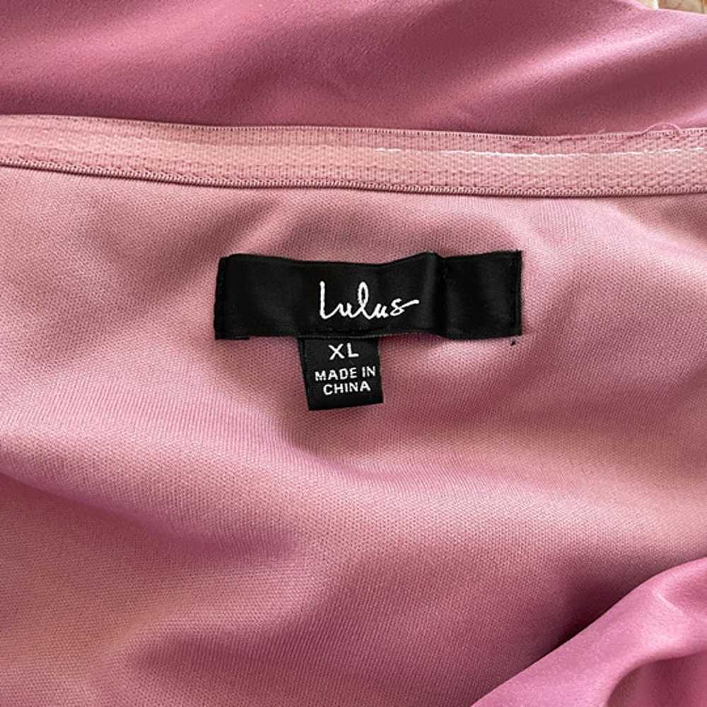 Lulus Love Pink Rose Off the Shoulder Asymmetrica… - image 4