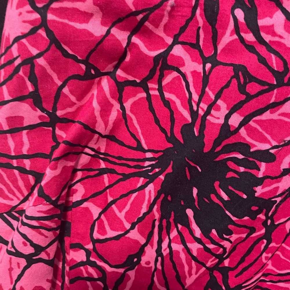 George floral pink and black aline dress - image 3