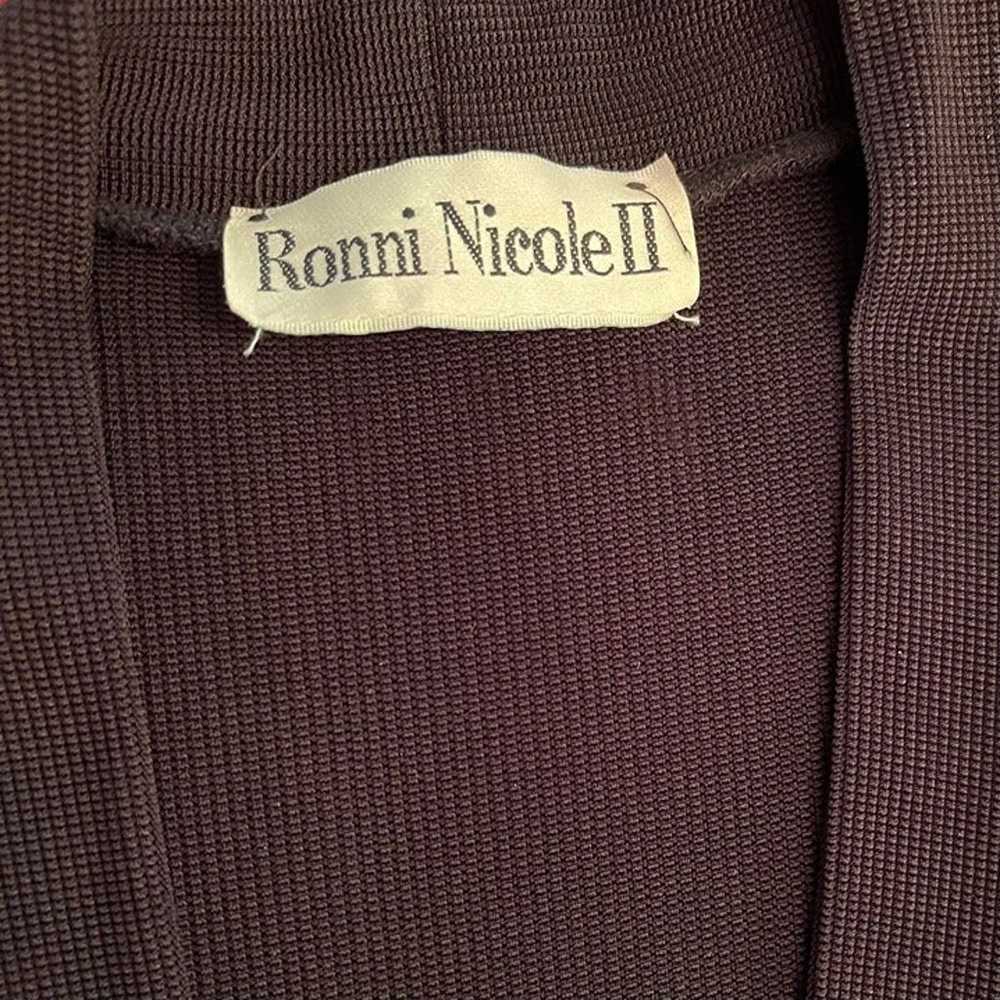 Ronni Nicole II Black Knit Dress with Jacket - image 12