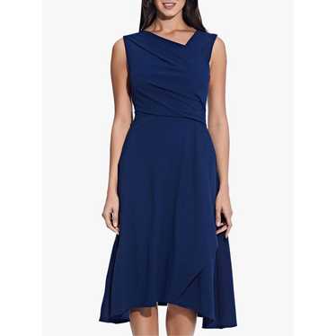Adrianna Papell Womens Draped A-Line Dress Asymet… - image 1