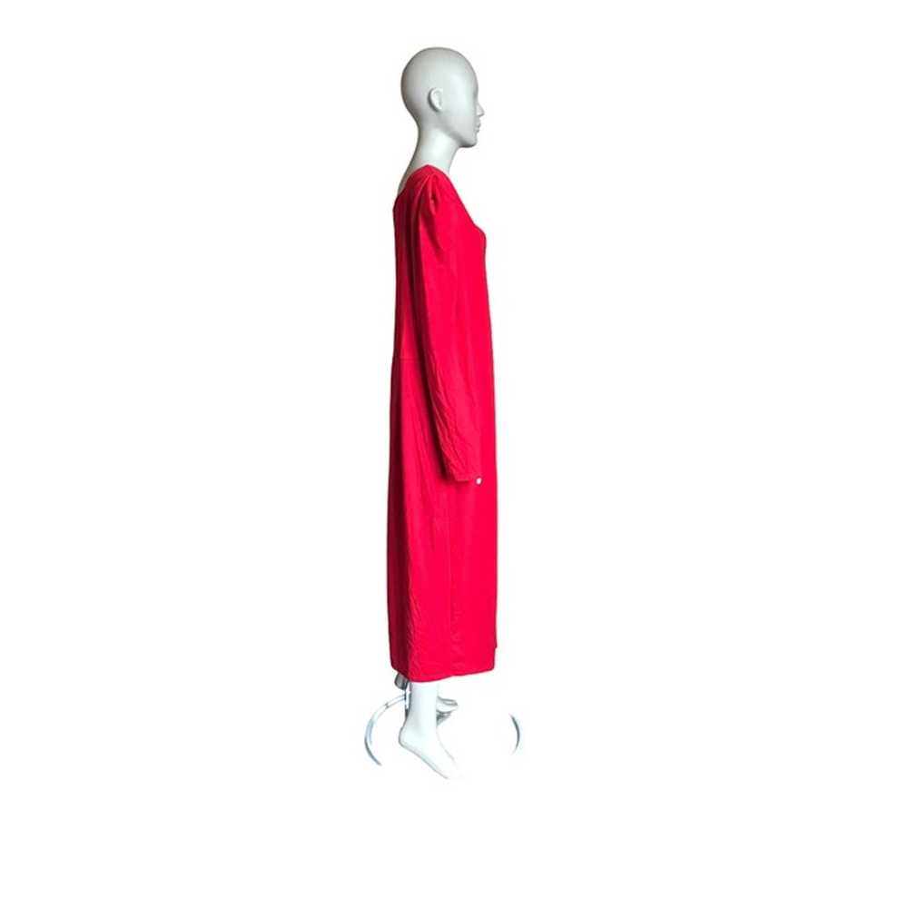 Eloquii Red Sweetheart Neckline Long Sleeve Dress - image 4