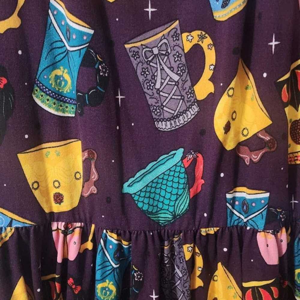 Ambrie Disney Princess Tea Cups Dress 2XL - image 2