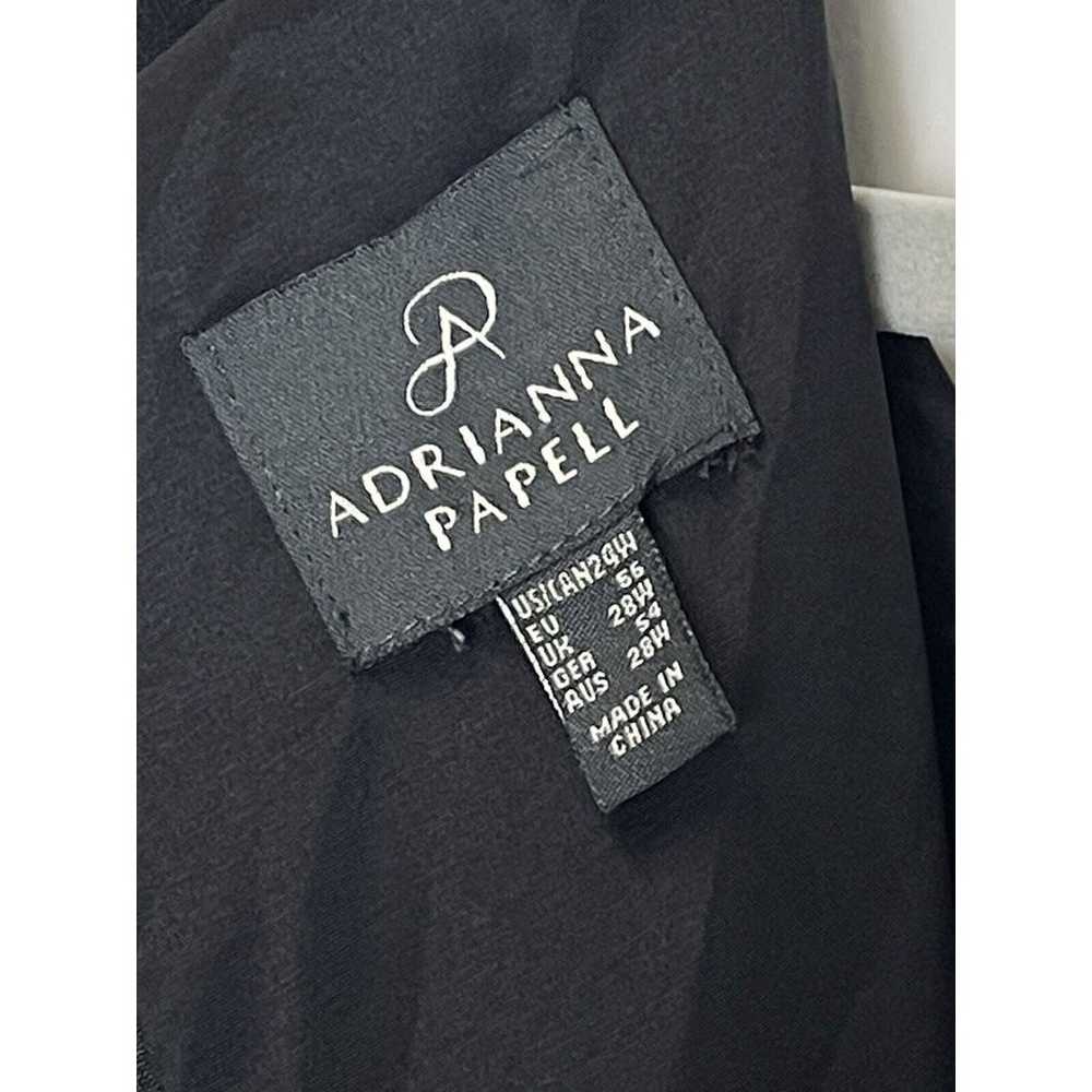 Adrianna Papell Womens 24W Black Dress Career She… - image 7