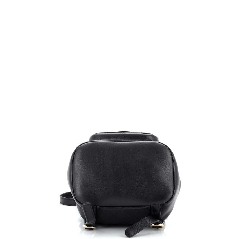 CHANEL Duma Drawstring Backpack Quilted Lambskin … - image 5