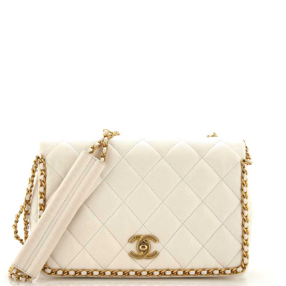 CHANEL Chain Around Multi Chain Full Flap Bag Qui… - image 1