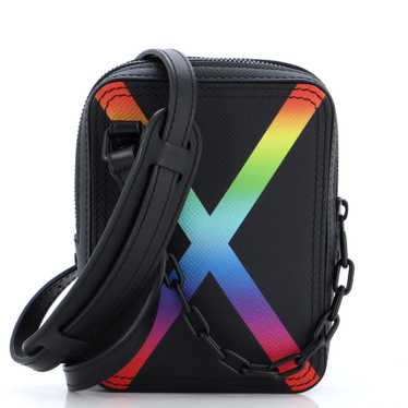 Louis Vuitton Danube Messenger Bag Rainbow Taiga L