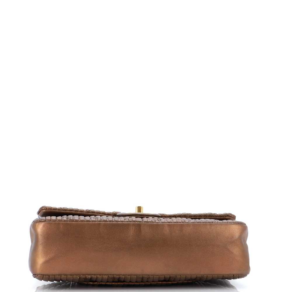 CHANEL Coco Pleats Classic Double Flap Bag Pleate… - image 4