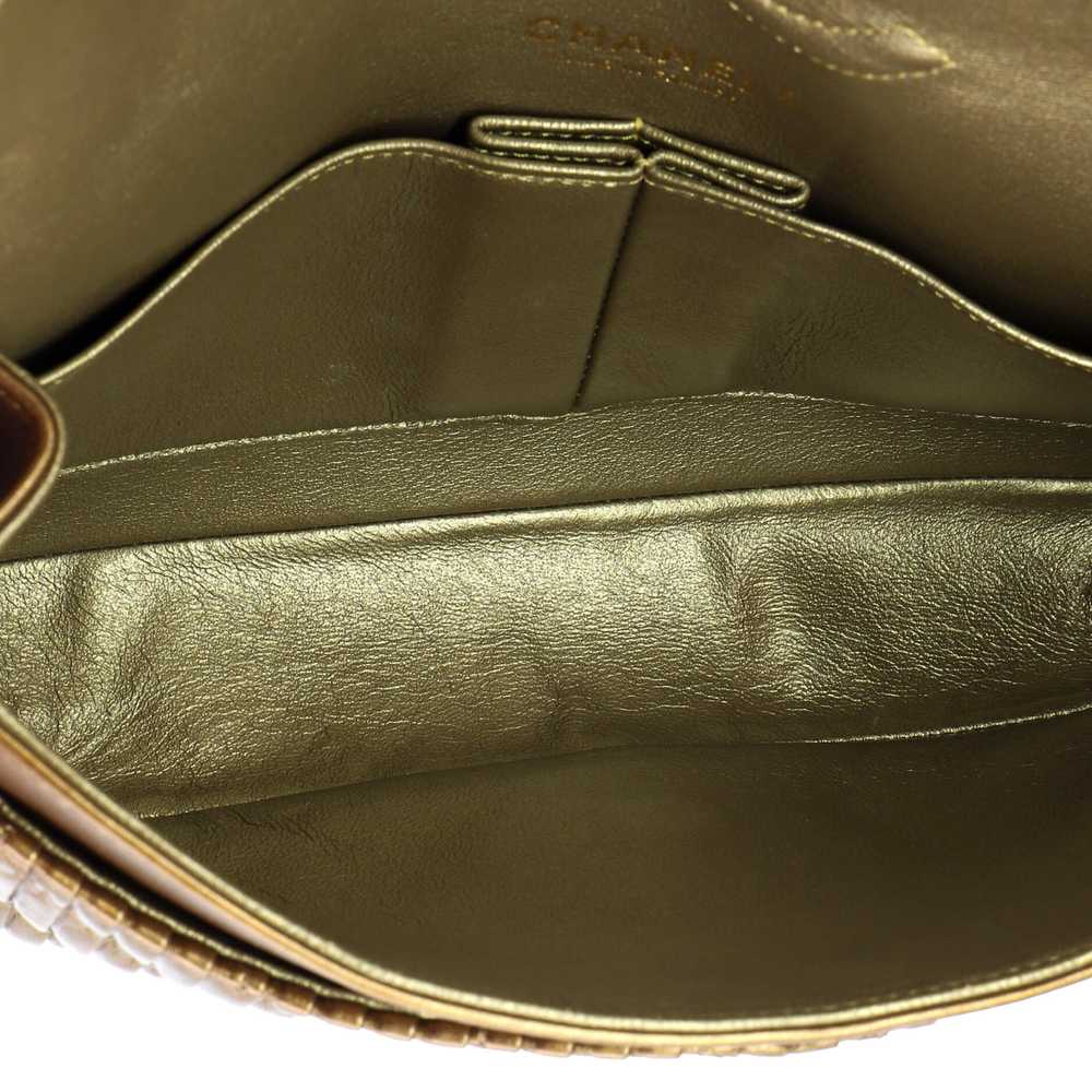 CHANEL Coco Pleats Classic Double Flap Bag Pleate… - image 5