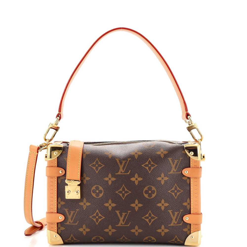 Louis Vuitton Side Trunk Handbag Monogram Canvas … - image 1