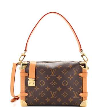 Louis Vuitton Side Trunk Handbag Monogram Canvas … - image 1