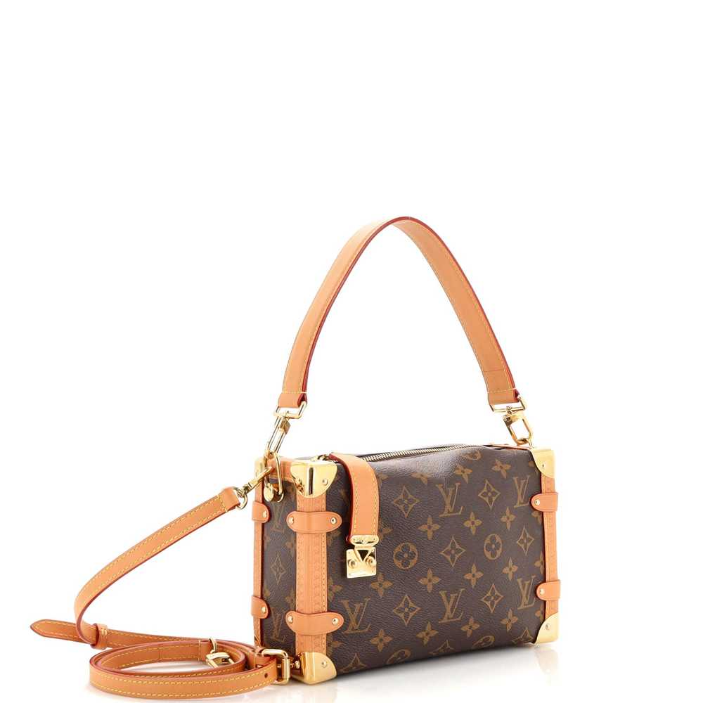 Louis Vuitton Side Trunk Handbag Monogram Canvas … - image 2