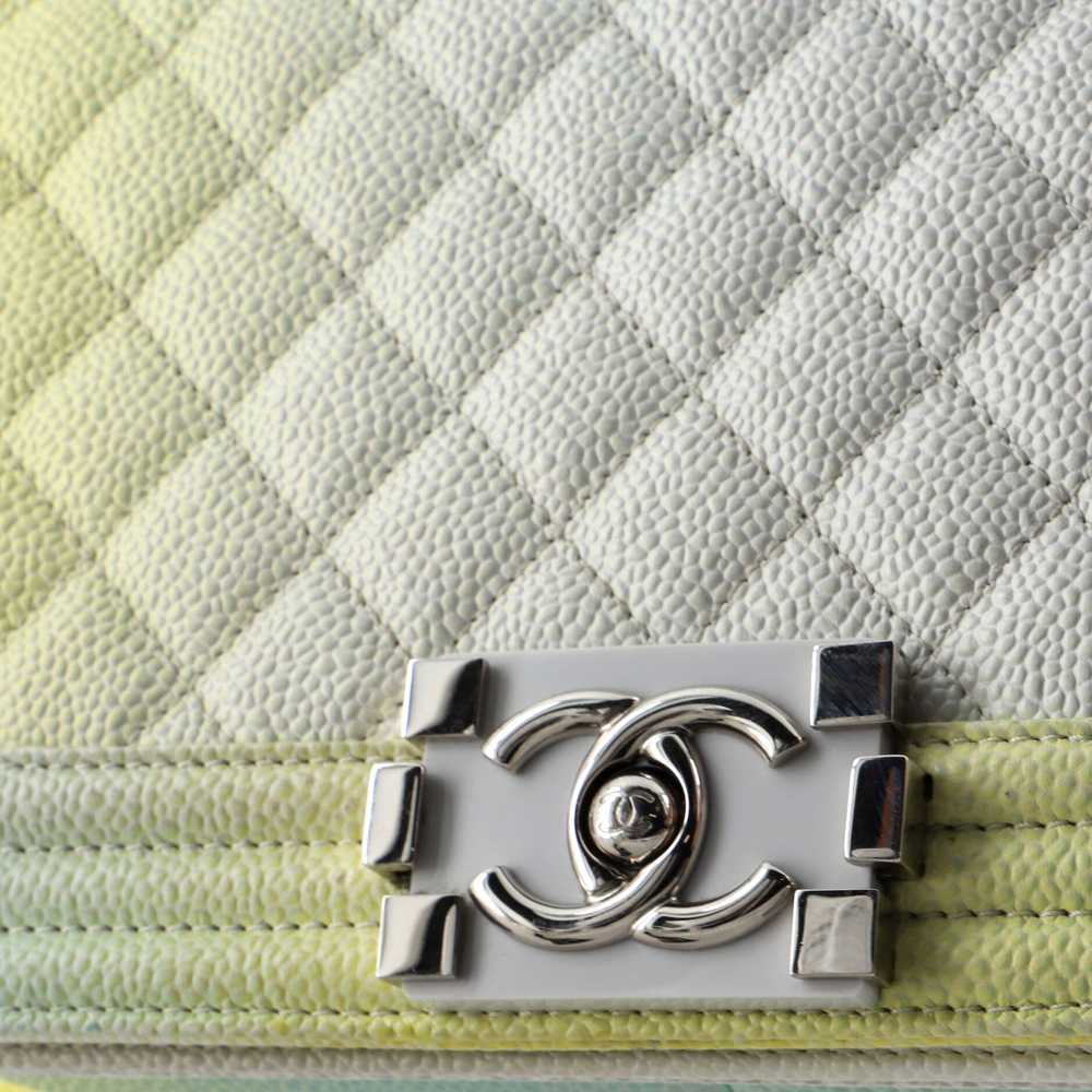 CHANEL Rainbow Boy Flap Bag Quilted Painted Cavia… - image 7