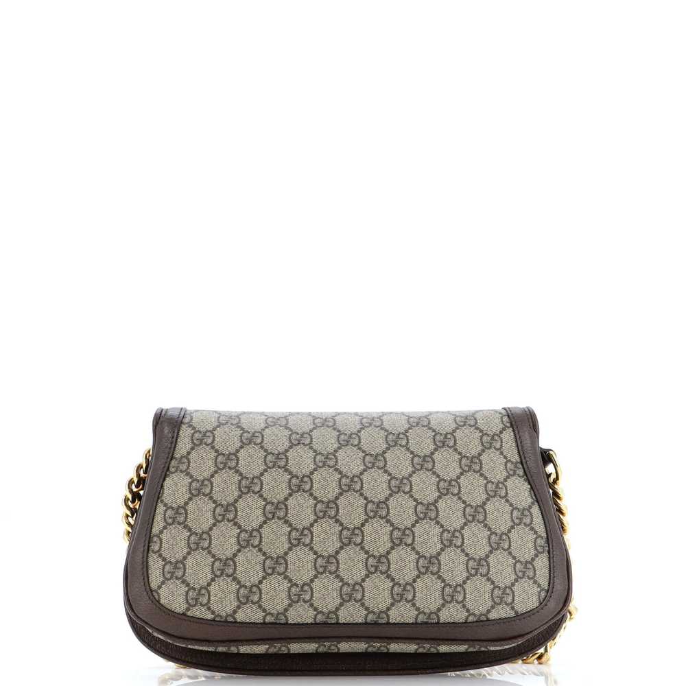 GUCCI Blondie NM Chain Flap Bag GG Coated Canvas … - image 3