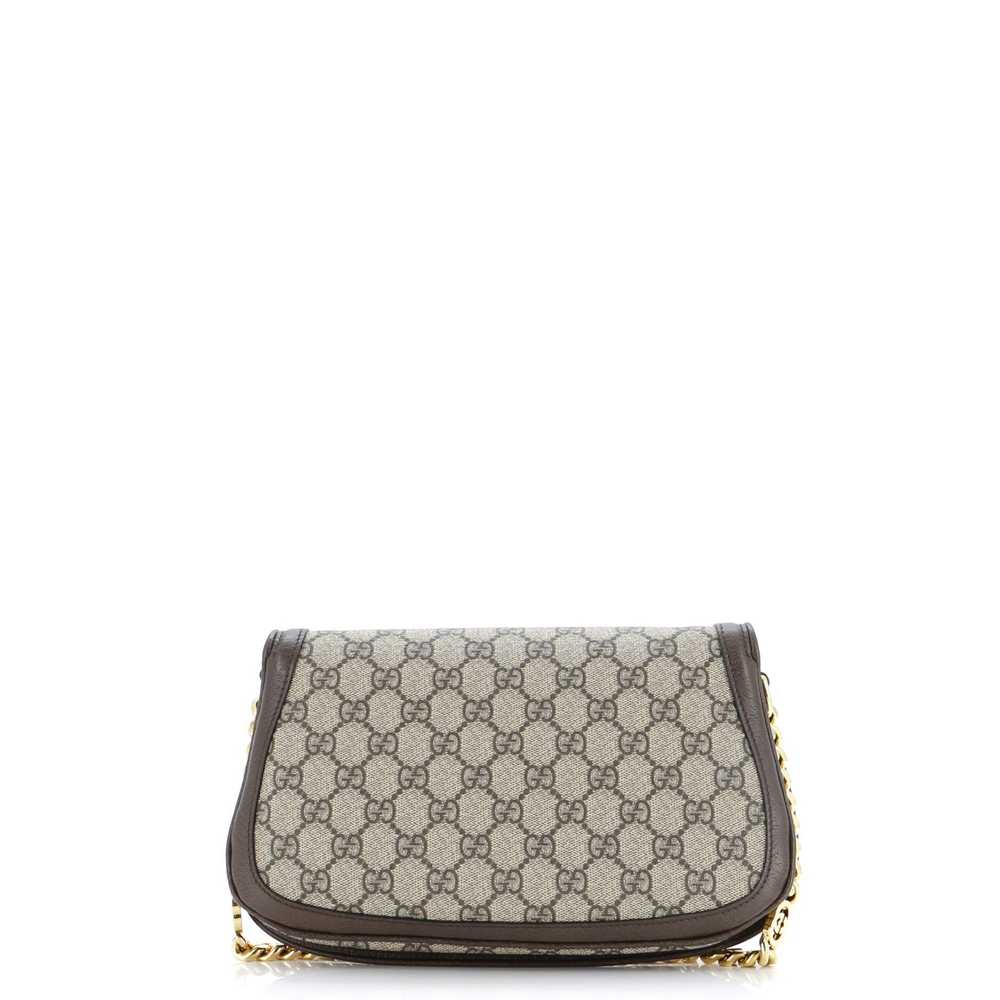 GUCCI Blondie NM Chain Flap Bag GG Coated Canvas … - image 3