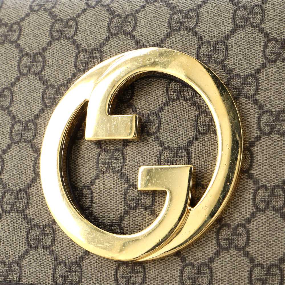 GUCCI Blondie NM Chain Flap Bag GG Coated Canvas … - image 6