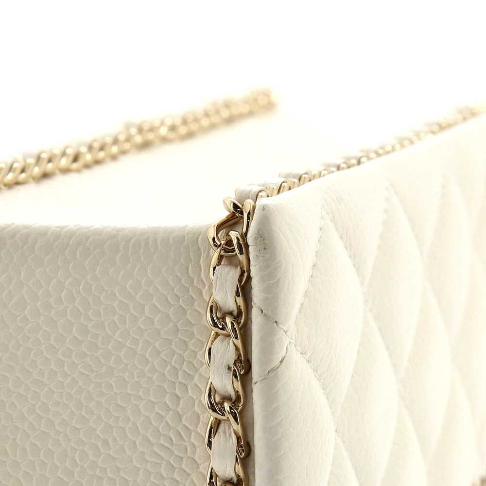 CHANEL Chain Around Cut Out Handle Evening Tote Q… - image 6