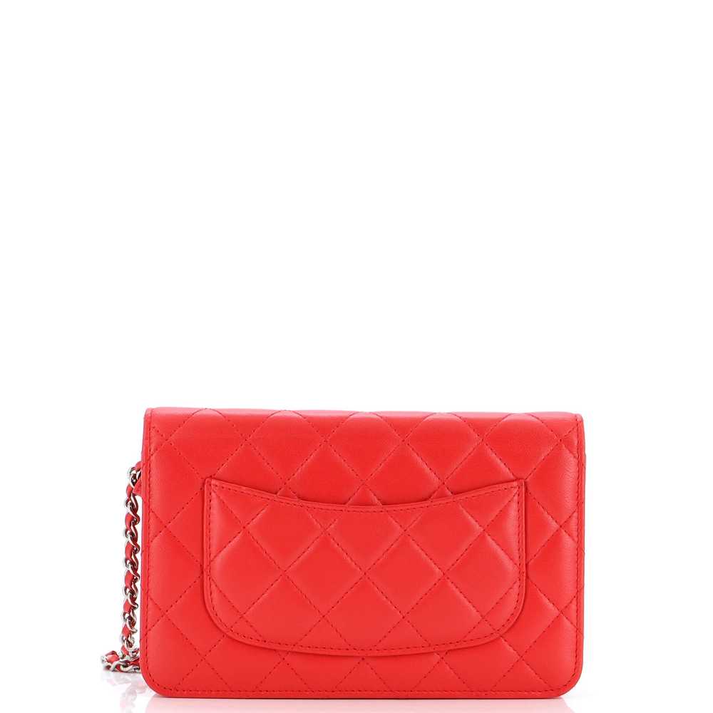 CHANEL Wallet on Chain Quilted Lambskin - image 4