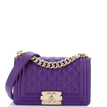 CHANEL Boy Flap Bag Quilted Calfskin Small - image 1