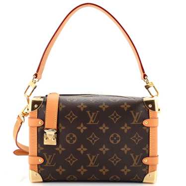 Louis Vuitton Side Trunk Handbag Monogram Canvas … - image 1