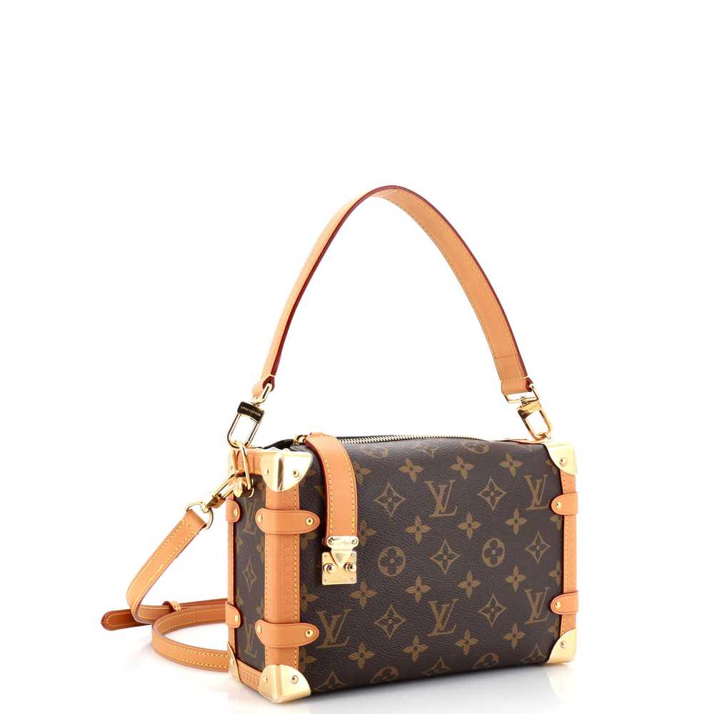 Louis Vuitton Side Trunk Handbag Monogram Canvas … - image 2