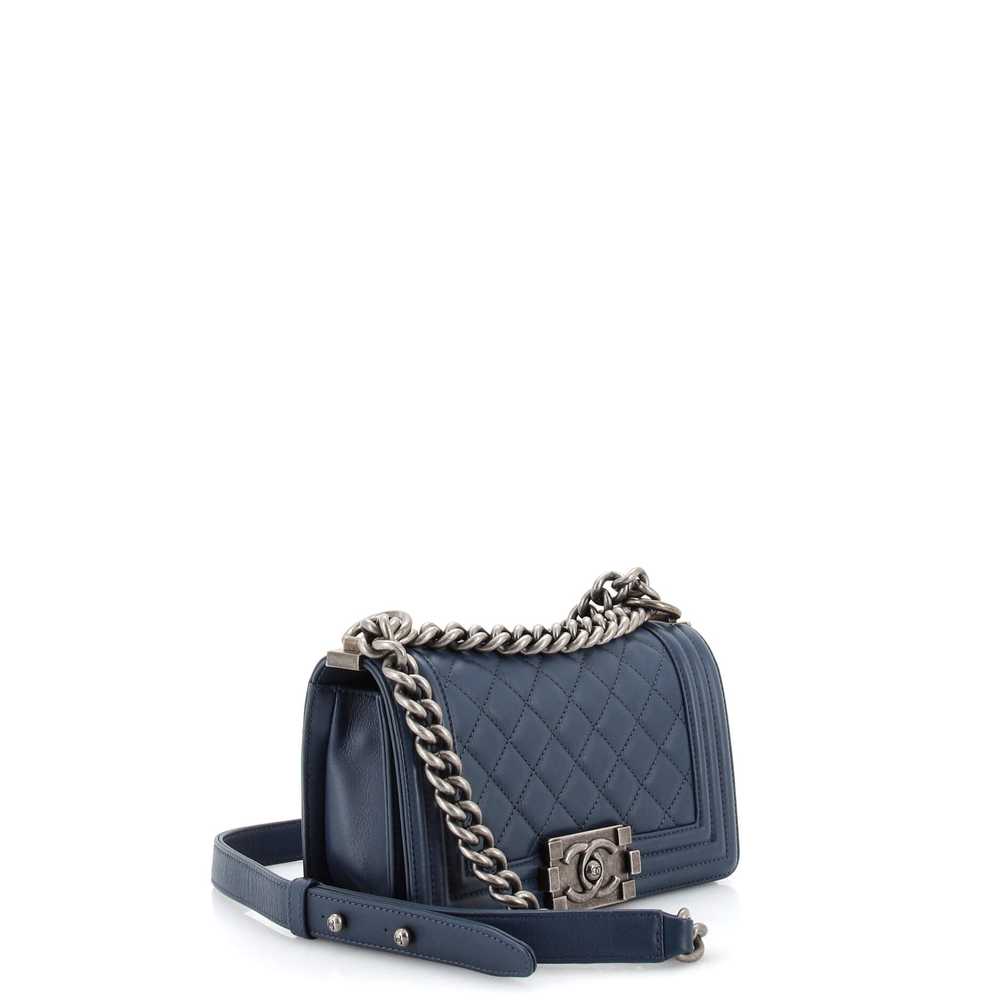 CHANEL Boy Flap Bag Quilted Calfskin Small - image 2