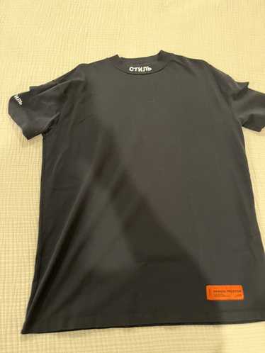 Heron Preston Heron Preston logo patch mock neck T