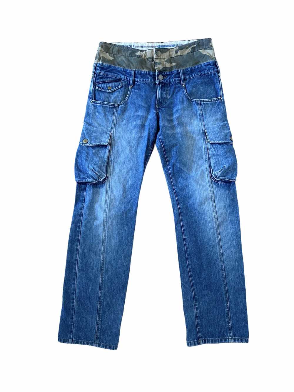 PPFM PPFM Double Waisted Hybrid Cargo Pocket Jeans - image 1