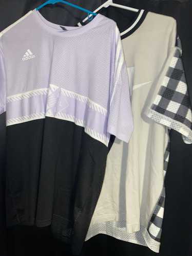 Adidas × Nike Nike jersey tee and Adidas jersey te