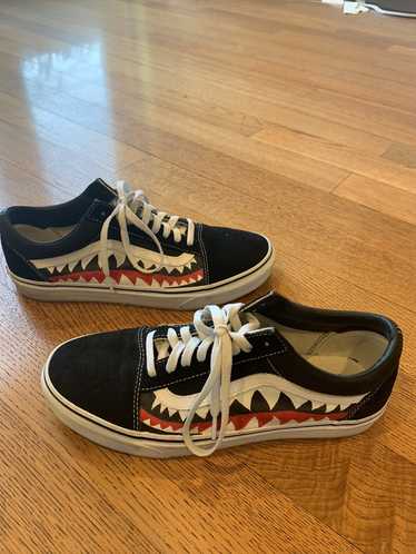 Custom × Vans Custom Shark Teeth Vans Old Skool