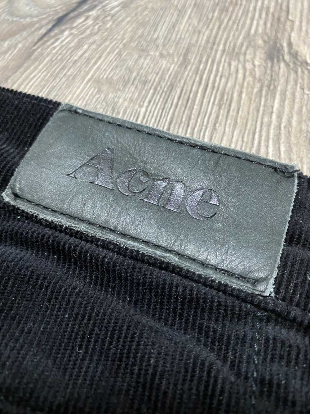 Acne Studios Acne ACE CORD BLACK velvet pants (32… - image 6