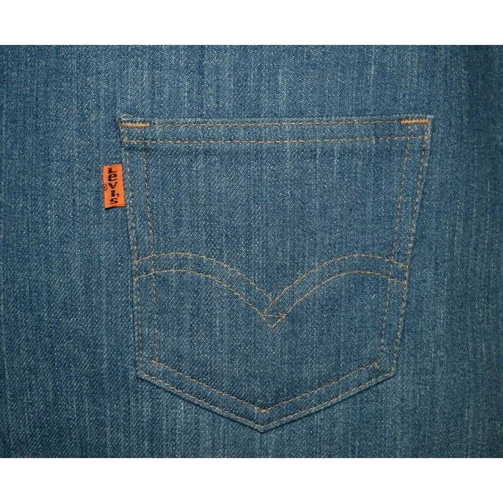 Levi's Vintage Levis Orange Tab Jean Vest XL Bald… - image 6