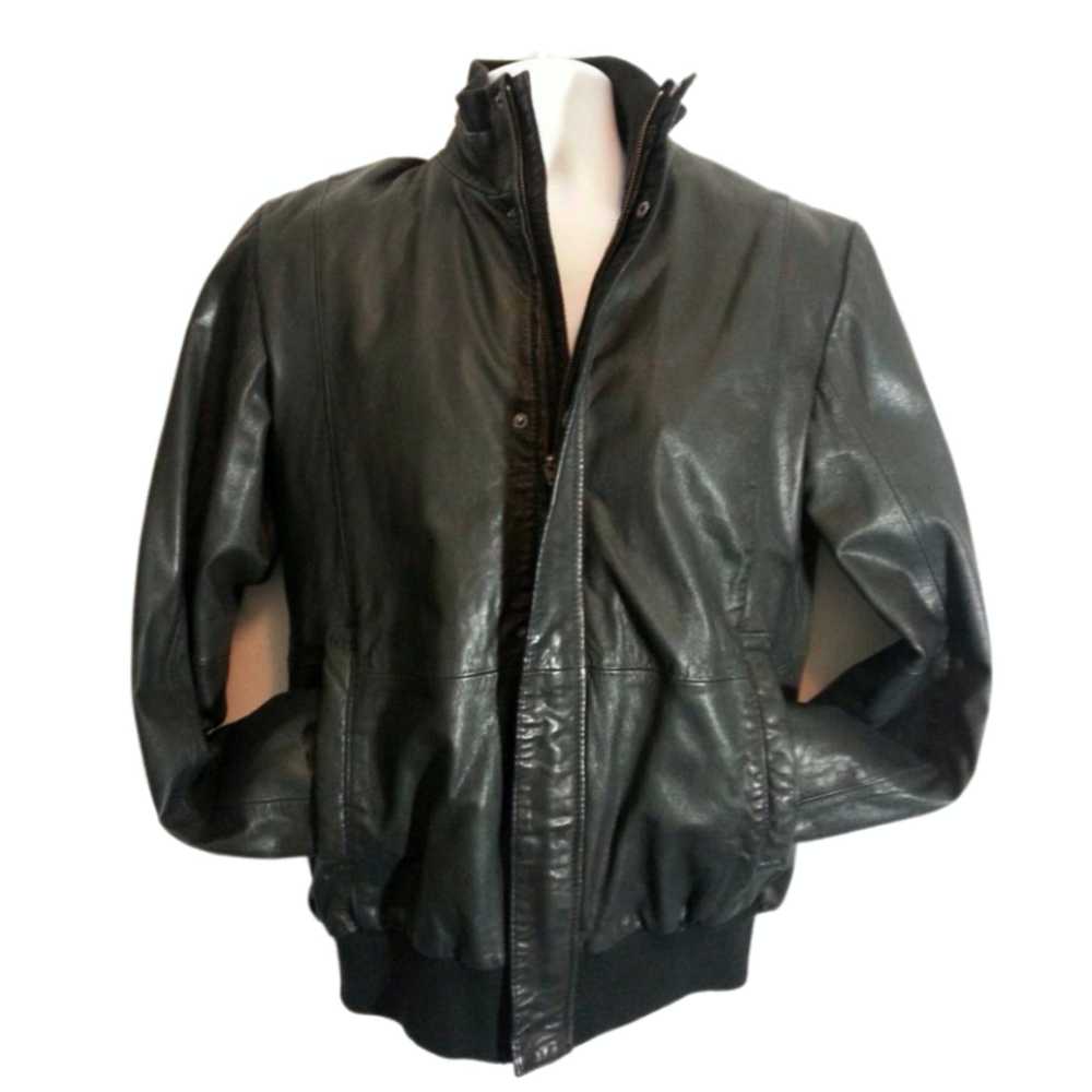 French Connection FRENCH CONNECTION Black Leather… - image 1